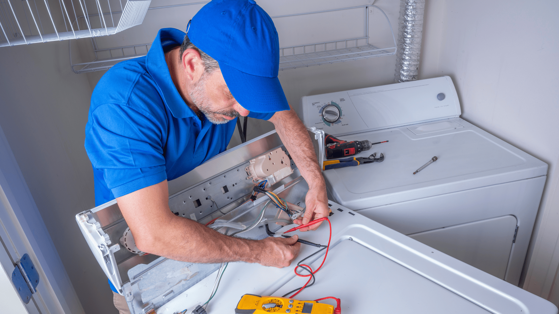 Signs you need an appliance repair technician inspecting a broken appliance