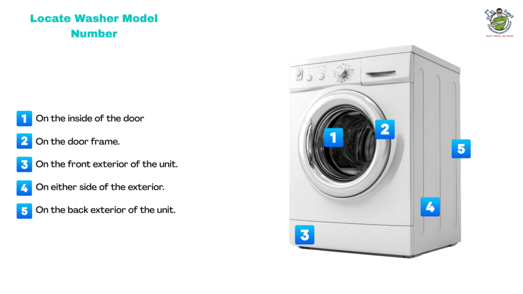Find Your Appliance Model Number 7