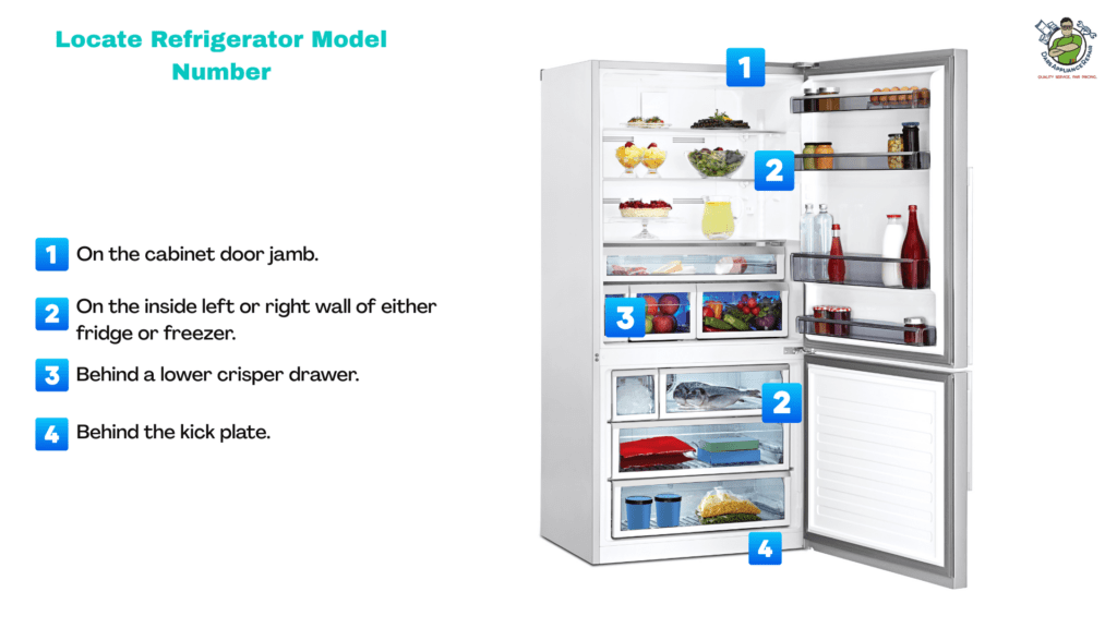 Find Your Appliance Model Number 5