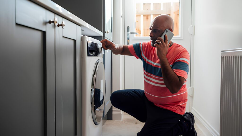 Homeowner calling for appliance repair in Ashburn VA for service assistance