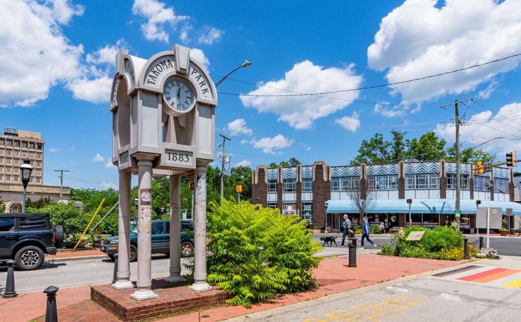 Downtown Takoma Park in Takoma Park, MD near appliance repair in Takoma Park MD