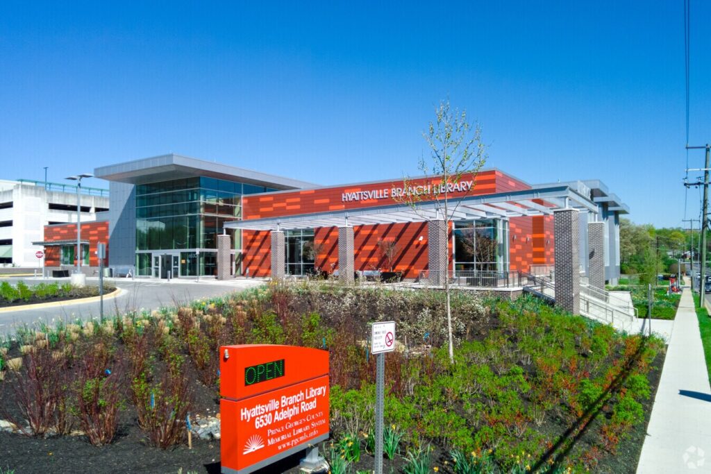 Hyattsville Branch Library on Adelphi Road in Hyattsville, MD with appliance repair in Hyattsville MD