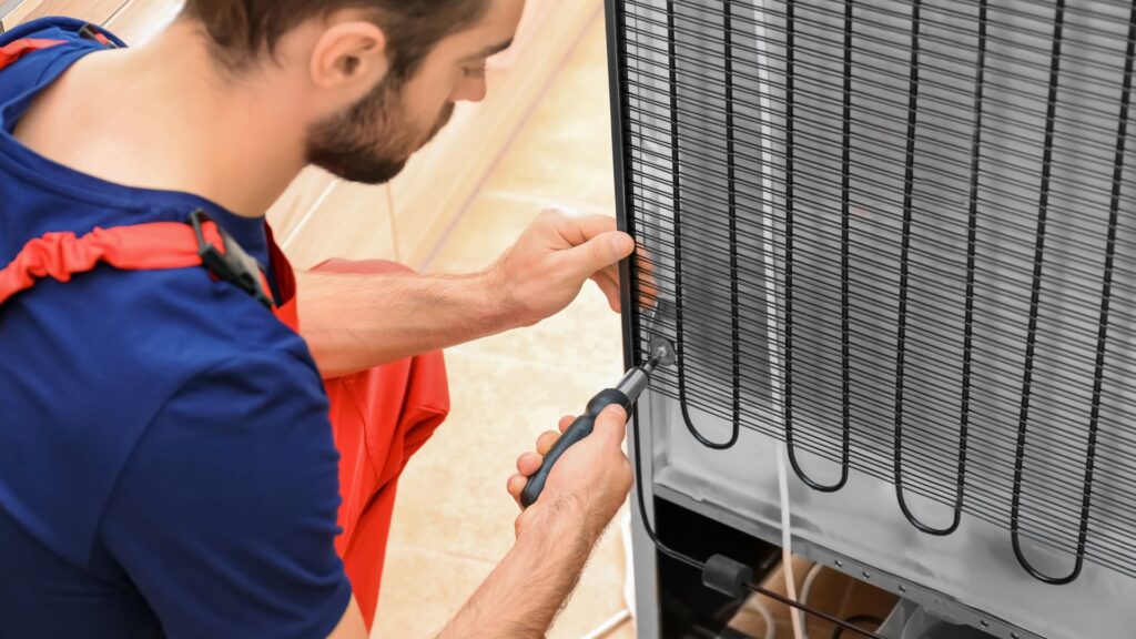 Professional refrigerator repair technician serving appliance repair in Capitol Hill DC