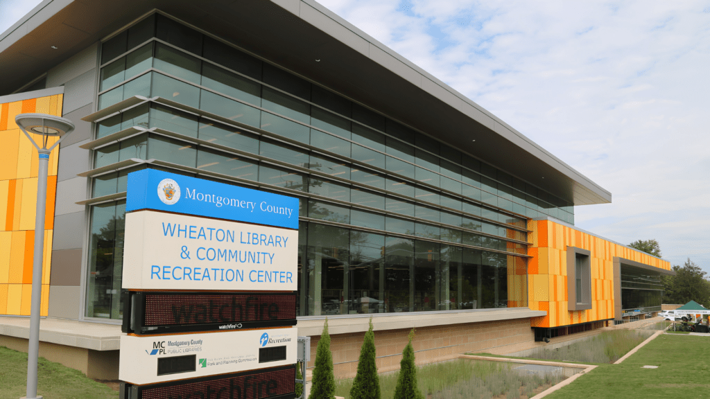 Wheaton Library and Community Recreation Center in Wheaton, MD near appliance repair in Wheaton MD