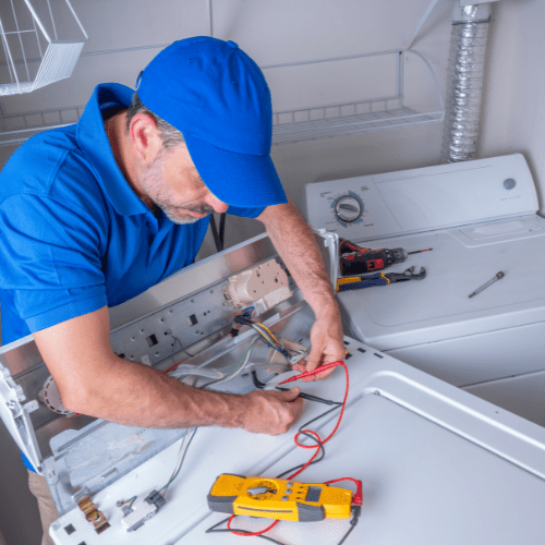 Dars Appliance Repair technician performing appliance repair in Germantown MD