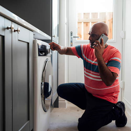 Homeowner calling for appliance repair in Ashburn VA for service assistance