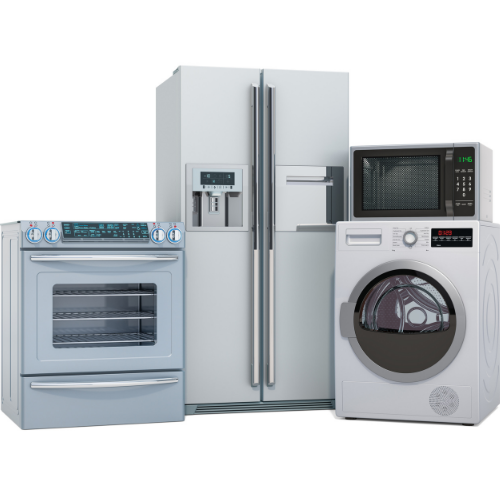 Major home appliances serviced by technician for appliance repair in Annandale VA